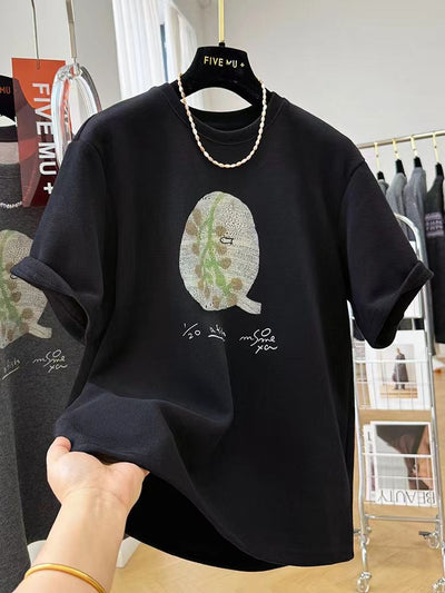 Playera Corta Estilo Occidental Púrpura Gruesa Premium - Image 13