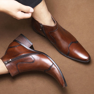 Botas Coreanas para Hombre - Estilo Peluquero Fashion - Image 3