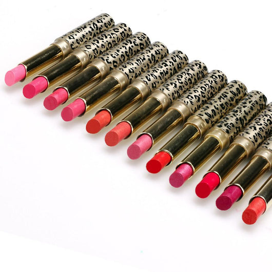 Labial Tube Leopardo Dorado Hidratante 12 Tonos Blend