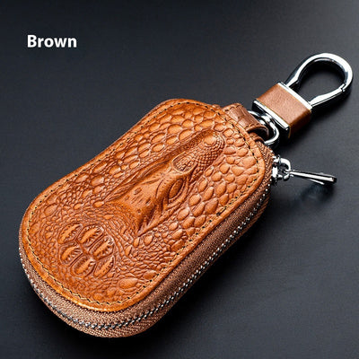 Funda de Cuero Genuino para Llaves de Auto - Unisex - Image 8