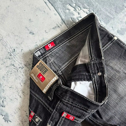 Jeans Rectos Anchos Hombre - Corte Relajado y Cómodo - Image 10