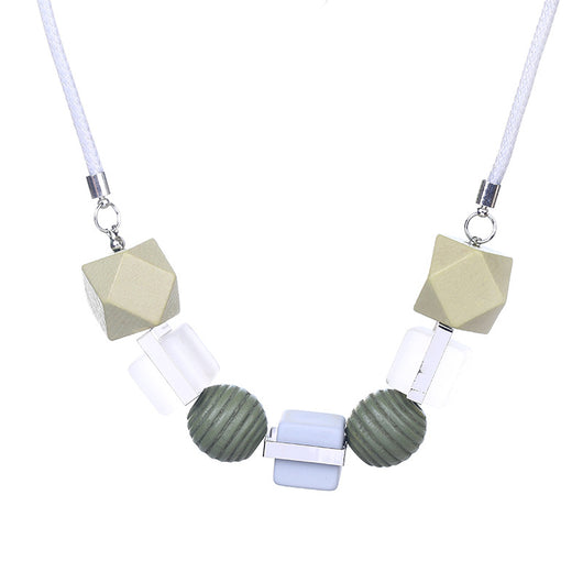 Collar Colgante de Madera Colorida - Image 19