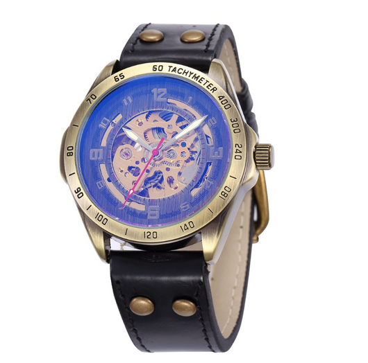 Reloj Mecánico Automático Vintage Hueco de Estilo Nostálgico - Image 11