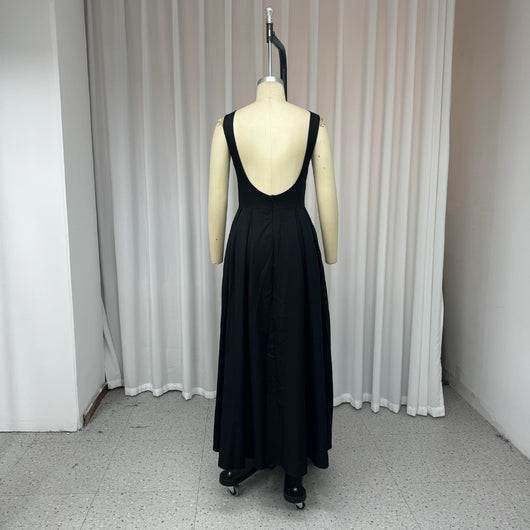 Vestido Sin Mangas Calado con Cintura Ajustada - Image 9