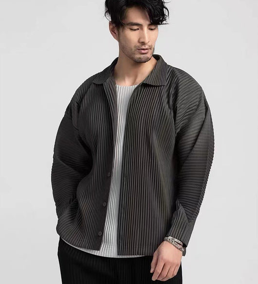Blusa Plisada con Protección Solar y Diseño de Silueta 3D - Image 4