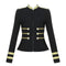 Blazer Slim Estilo Marinero Elegante British