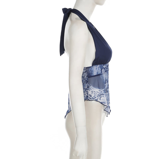Top Halter Escotado sin Espalda Slim Fit para Mujer - Image 19