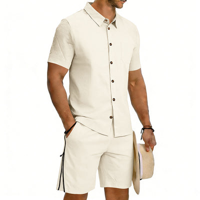 Conjunto de Dos Piezas: Camisa Manga Corta y Shorts con Cordón - Image 17
