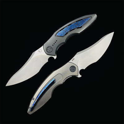 Cuchillo Plegable de Aleación con Acero M390 de Alta Dureza
