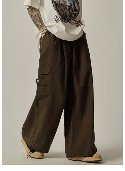 Pantalones Rectos Amplios de Diseño Trendy para Hombre - Versátiles y Cómodos - Image 15