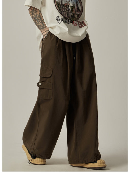 Pantalones Rectos Amplios de Diseño Trendy para Hombre - Versátiles y Cómodos - Image 15