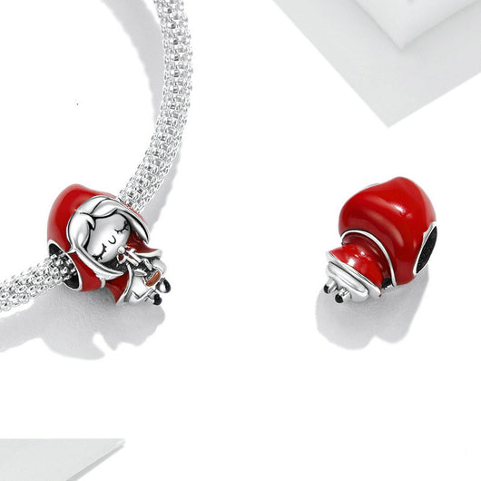 Pulsera de Plata Esterlina 925 Miss Red con Perlas Decorativas - Image 9