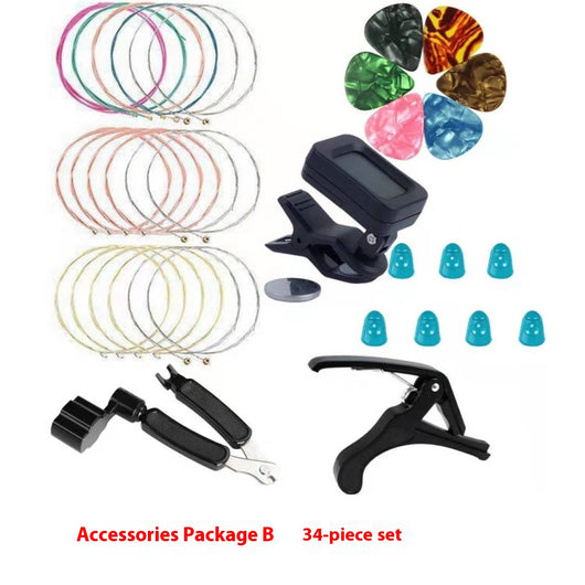 Kit Completo de Accesorios para Guitarra - Púas, Cuerdas y Estuche - Image 23