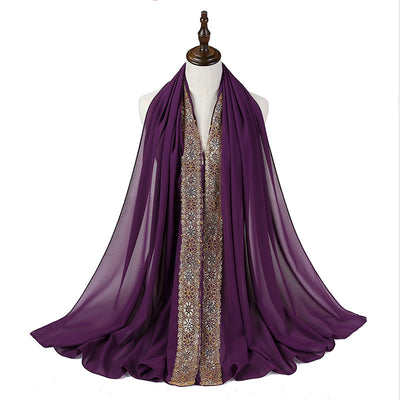 Pañuelo de Encaje con Perlas para Mujer - Elegancia y Estilo - Image 10