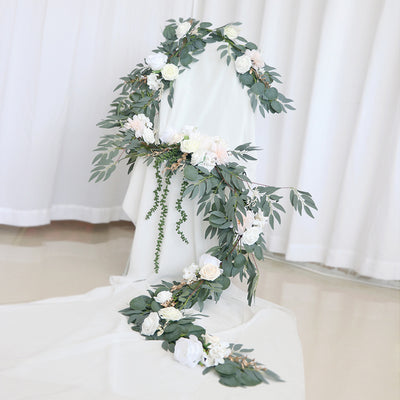 Guirnalda Decorativa de Eucalipto y Sauce Artificial para Bodas y Eventos - Image 13