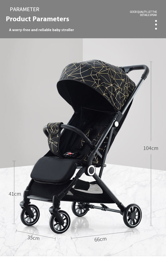 Carrito de Paseo Ultraligero Tipo Tirador para Verano - 4 Ruedas - Image 23