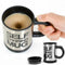 Taza Mezcladora Automática Magnética de Acero Inoxidable con Agitador Inteligente
