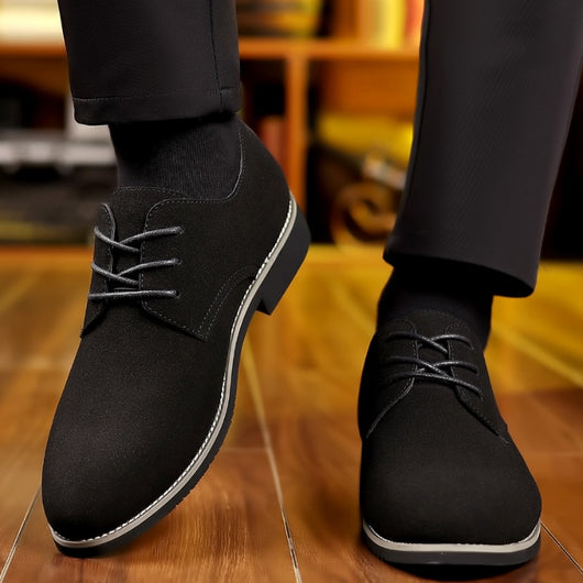 Zapatos Casuales de Cuero para Hombre Talla Grande - Gamuza Premium - Image 12