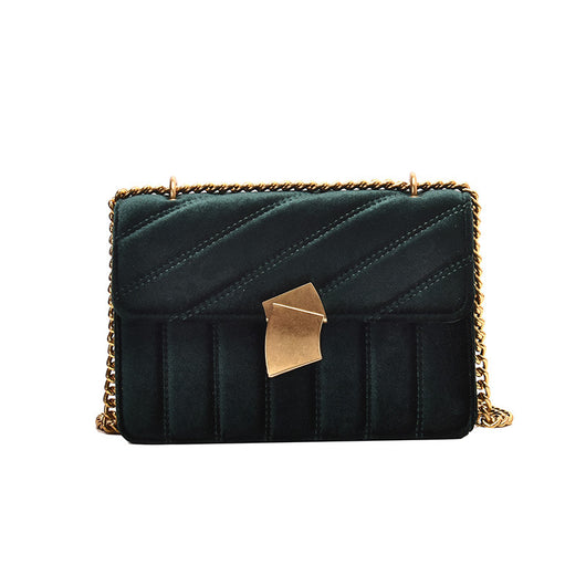 Bolso Bandolera Terciopelo Dorado con Cierre de Seguridad - Image 11