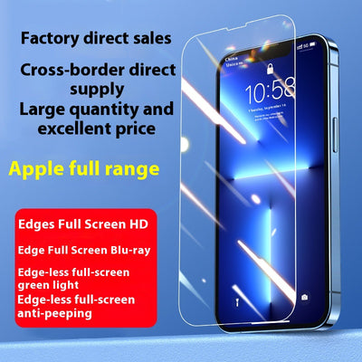 Protector de Pantalla Vidrio Templado Anti-Espías para iPhone 14 Pro - Filtro Luz Azul