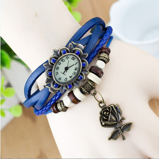 Reloj Casual para Mujer con Pulsera de Cuero y Detalles Mariposa - Image 12