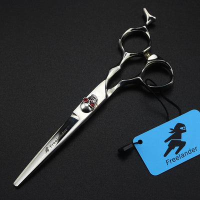 Herramientas de Corte Profesional Calavera Plateada para Salón de Belleza - Image 14