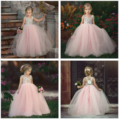 Vestido de Princesa para Niñas - Traje de Actuación Elegante - Image 6
