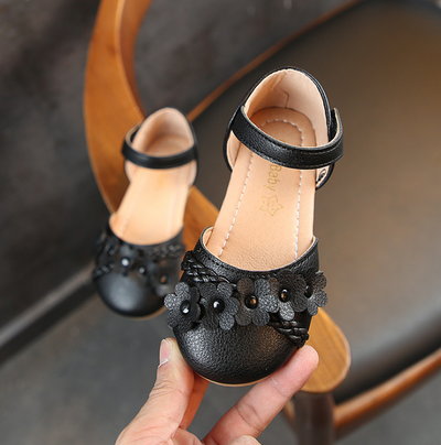 Sandalias Infantiles Tejidas con Flores - Zapatos Princesa Coreanos para Niñas - Image 6