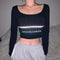 Blusa Slip Escotada Estampada Luminosa