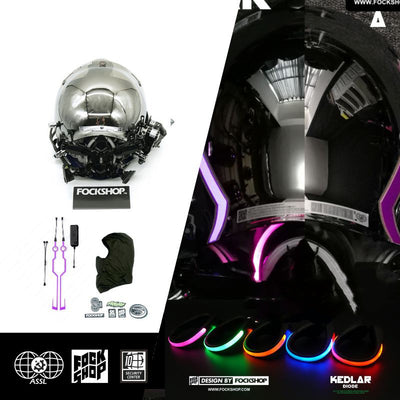 Máscara Cyberpunk LED Diodo KEDLAR - Edición DIY Personalizable - Image 18