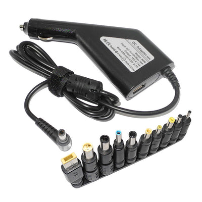 Adaptador Universal 90W para Laptop en Auto - 10 Conectores DC - Image 7
