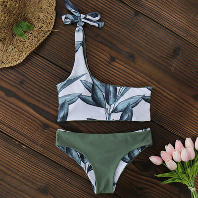 Bikini Asimétrico de Talle Bajo Sexy para Mujer - Image 13