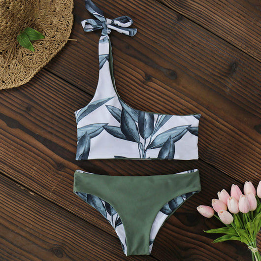 Bikini Asimétrico de Talle Bajo Sexy para Mujer - Image 13