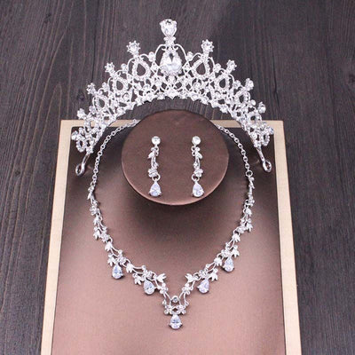 Conjunto de Corona y Collar de Cristales para Novia - Accesorios Nupciales Elegantes - Image 6