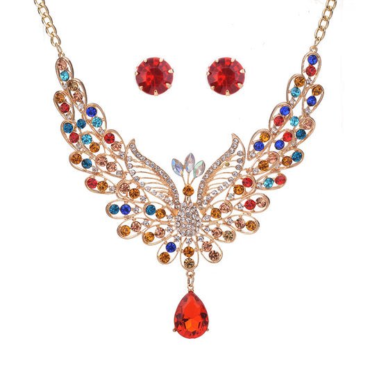 Conjunto de Collar con Dije de Gota de Agua - Image 3