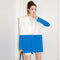 Blazer Suelto Casual con Patchwork para Mujer