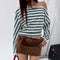 Blusa Tejida con Detalles de Encaje para Mujer