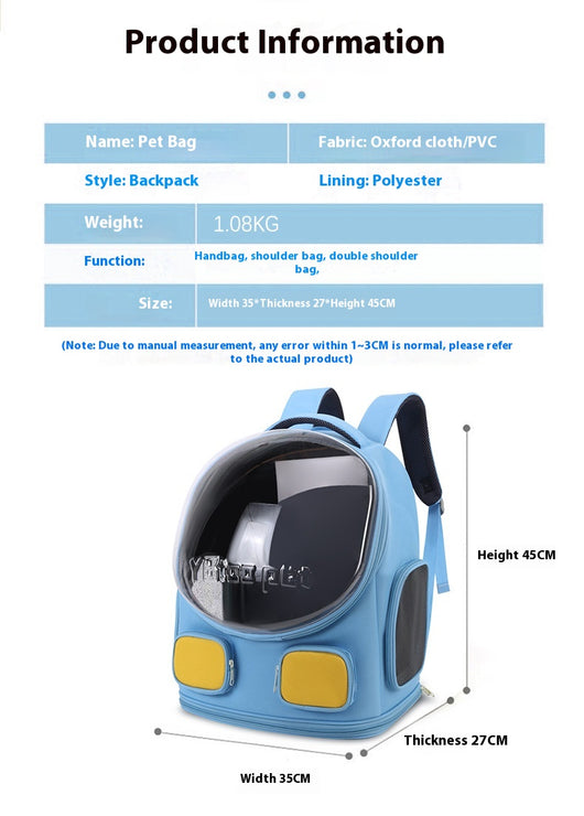Mochila Escolar Portátil para Gatos - Gran Capacidad - Image 10