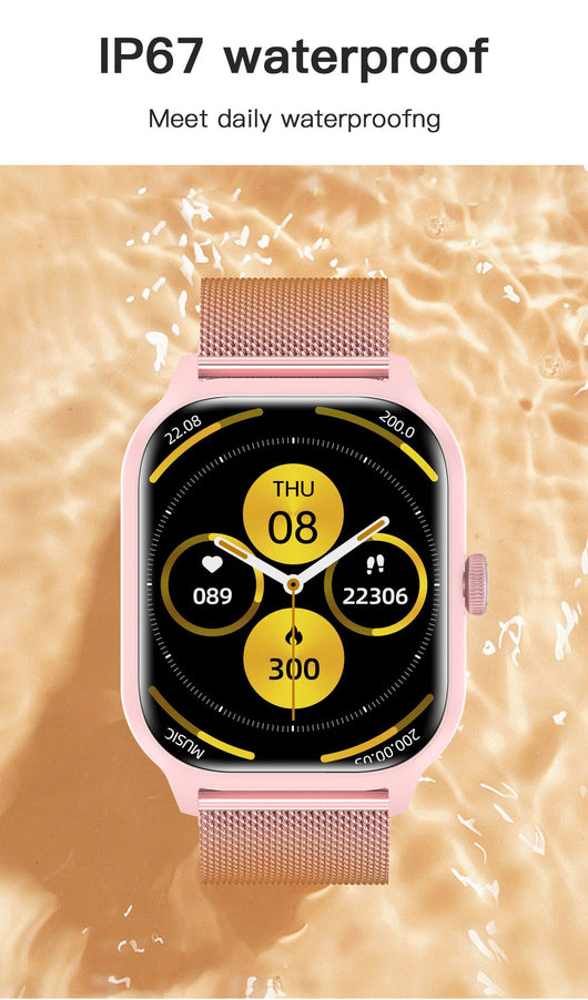 Reloj Inteligente LT10 con Monitor de Frecuencia Cardíaca, Presión Arterial y Sueño - Image 9