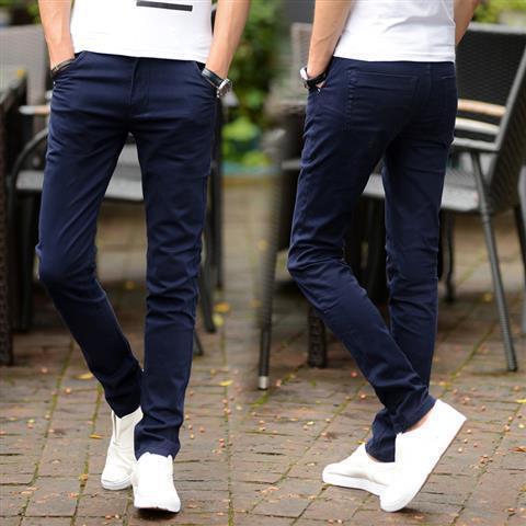 Pantalones Casuales Rectos para Hombre - Corte Clásico Versátil - Image 2
