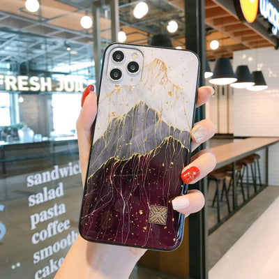 Funda para Celular con Diseño Geométrico y Laminado Dorado - Image 9