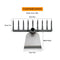 Nine Thickened Single-Head Teeth