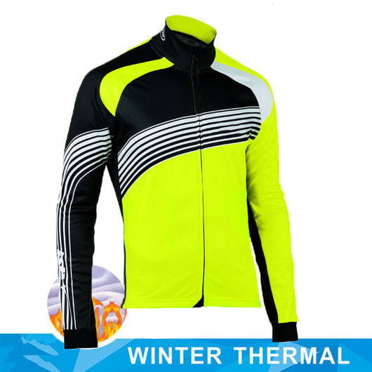 Jersey de Ciclismo Invernal en Lana Merino para Hombre - Image 6