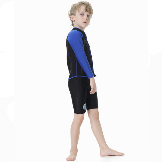 Traje de Buceo Infantil de Dos Piezas con Manga Larga - Image 35