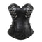 Corset de Acero y Cuero con Cierre Gótico