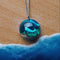 Water Drop Necklace Pendant At The Ends Of The Ocean Undersea Azul