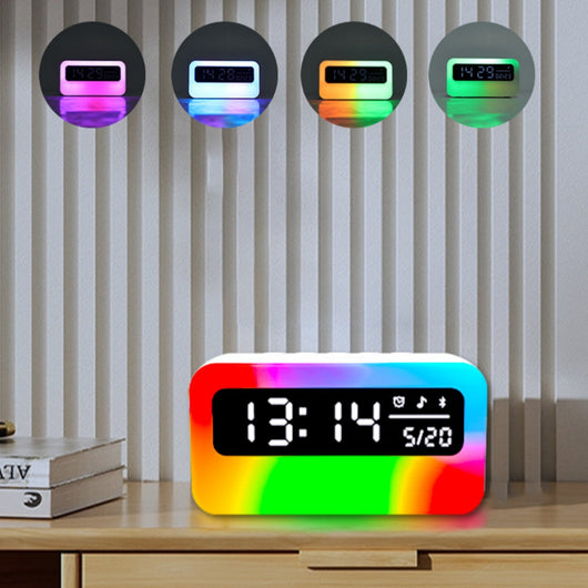 Reloj Despertador Bluetooth con Sonidos Relajantes y Altavoz Multifunción