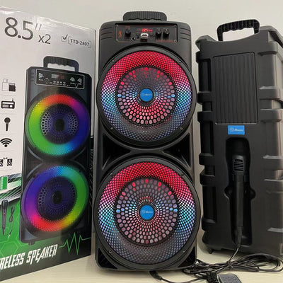 Luz Portátil Bluetooth con Apertura de 8 Pulgadas y Audio Integrado - Image 7