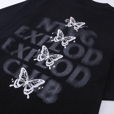 Camiseta Estampado Mariposas Unisex de Manga Corta - Image 3