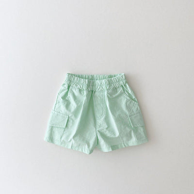 Shorts de Algodón Puro para Niños - Colores Lisos - Image 10